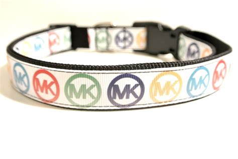 michael kors leather dog collars